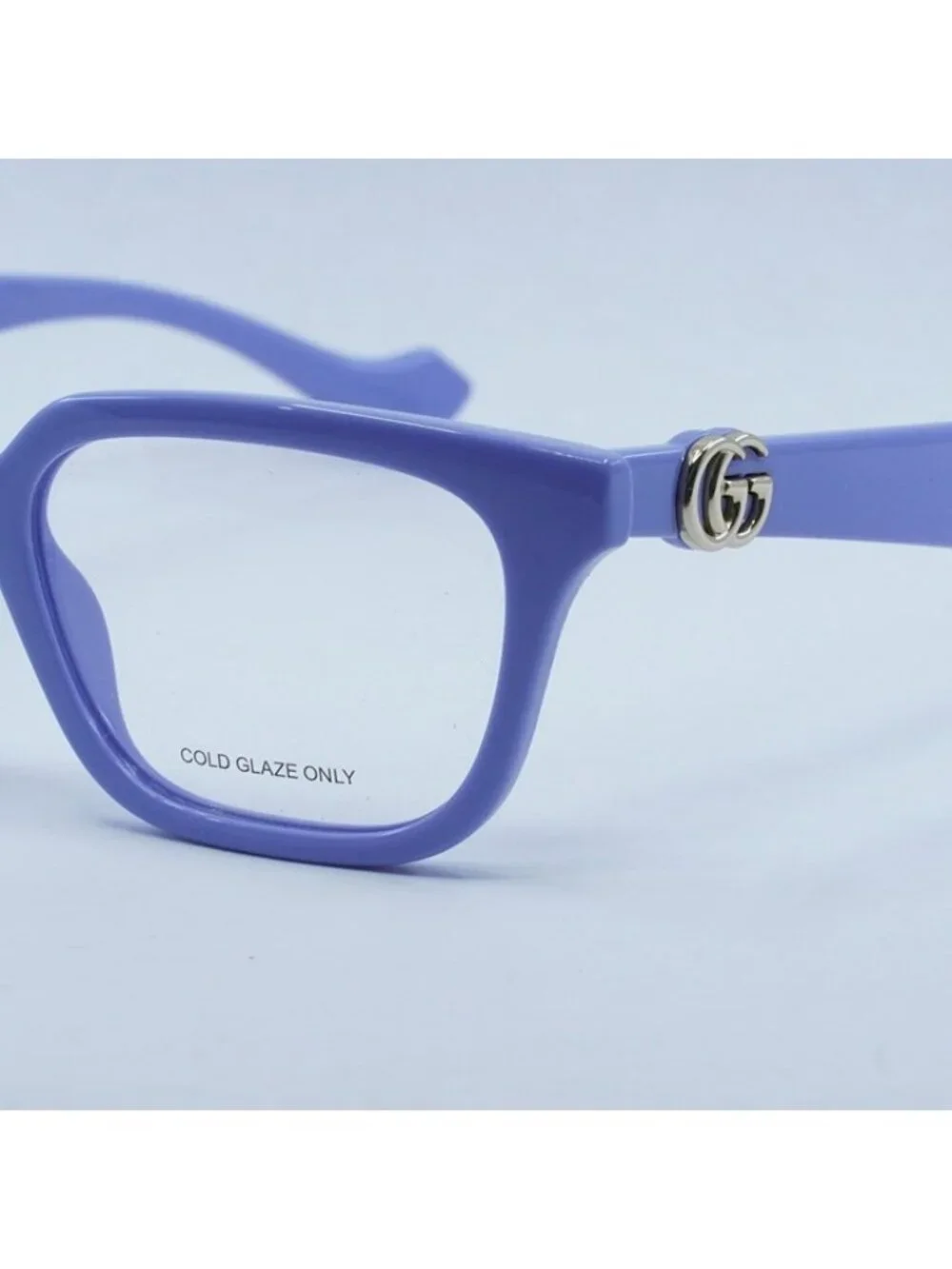 Gucci GG1536O 008 Eyeglasses Lilac 53mm Square Frame